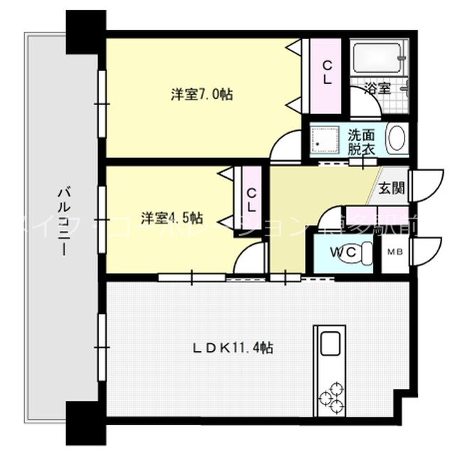 アルファシオレヴァーク 間取り