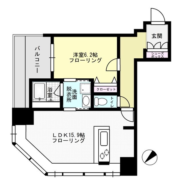 ＫＤＸレジデンス大濠ハーバービュータワー  間取り