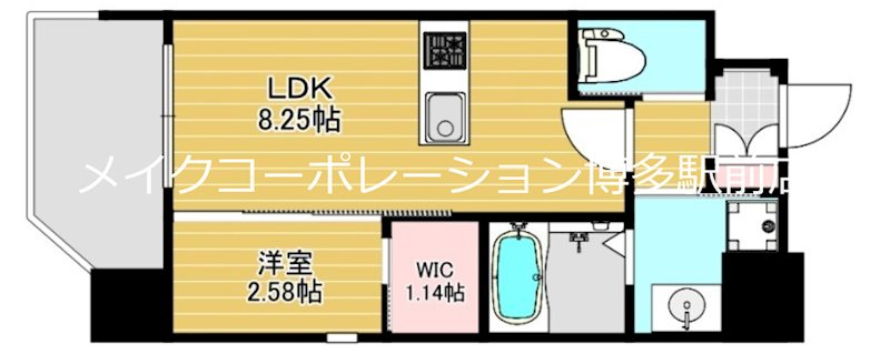 リファレンス竹下駅前 間取り