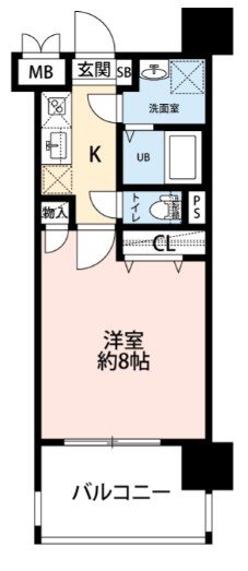 サヴォイ　ラ・マリナ　ドゥ　ハカタ 間取り