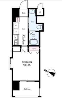 アソシアグロッツォ薬院サウスシーン  間取り