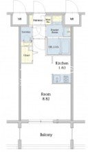 エンクレスト博多駅南ＳＨＡＲＥ 間取り