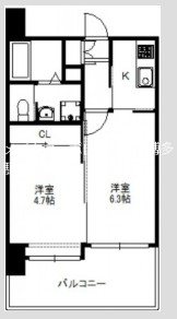 エルスタンザ天神東 間取り