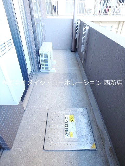 ベランダ ネストピア西新Ⅱ~ネット無料 ベランダ