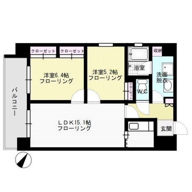 カルム吉塚 間取り