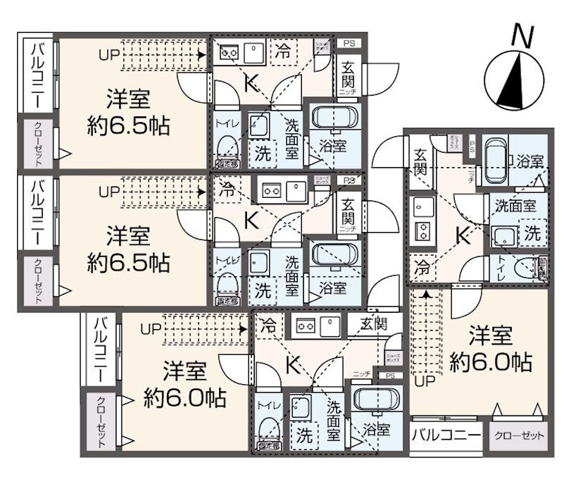 Calm藤崎 間取り