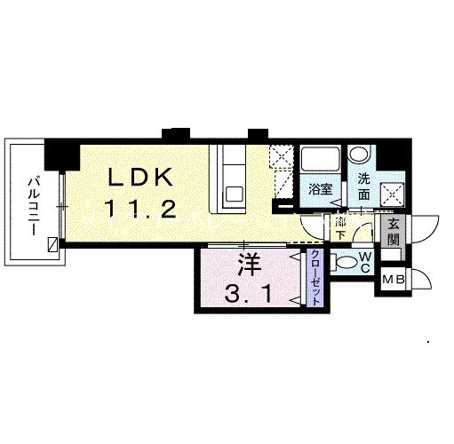 ルピナス天神 間取り