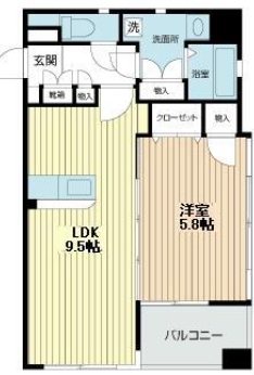 レジディア博多駅南 間取り