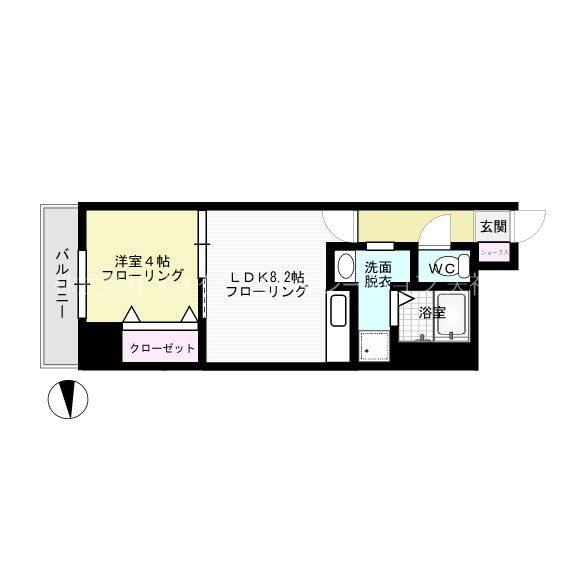 エストレーア薬院 間取り