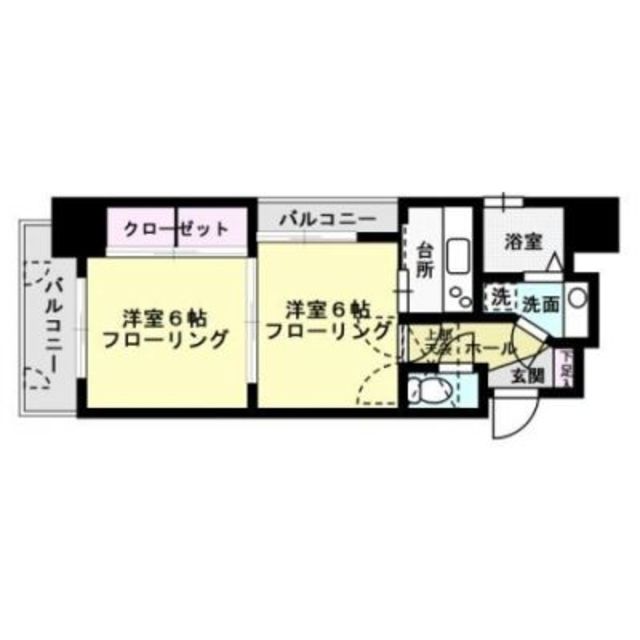 エステート・モア・薬院倶楽部    間取り