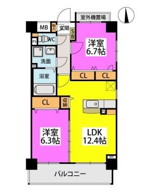 ウエスト　ヴィラ 間取り