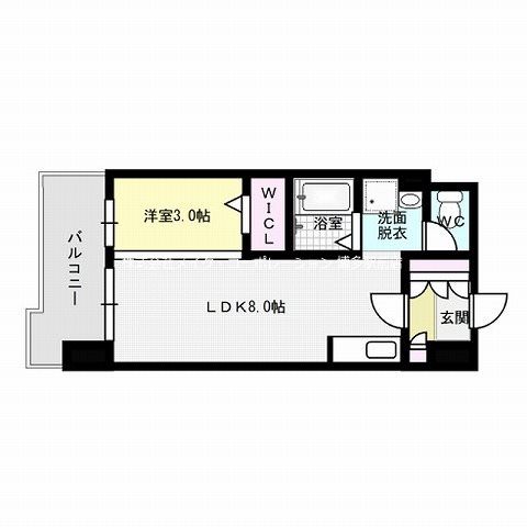 グランフォーレプライム博多  間取り