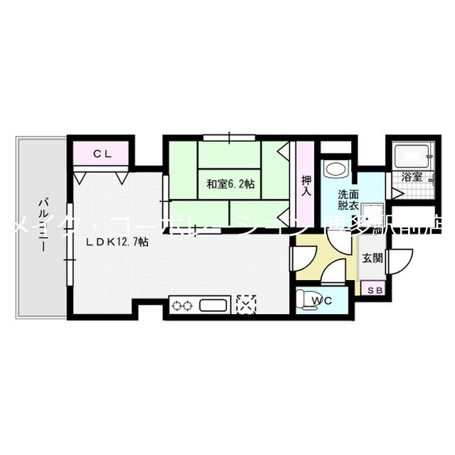 レジデンスカープ博多 間取り