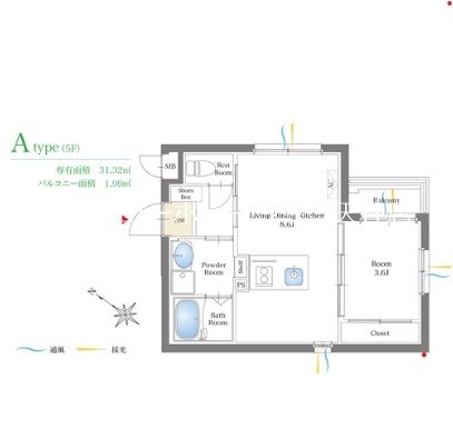 リアンレガーロ平尾ステーションⅣ 間取り