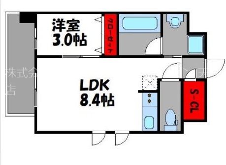 フローレンス桜坂  間取り