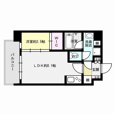 Alivis六本松 間取り