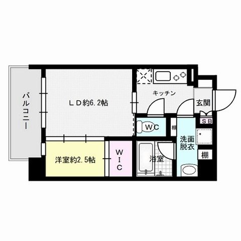 Alivis六本松 間取り