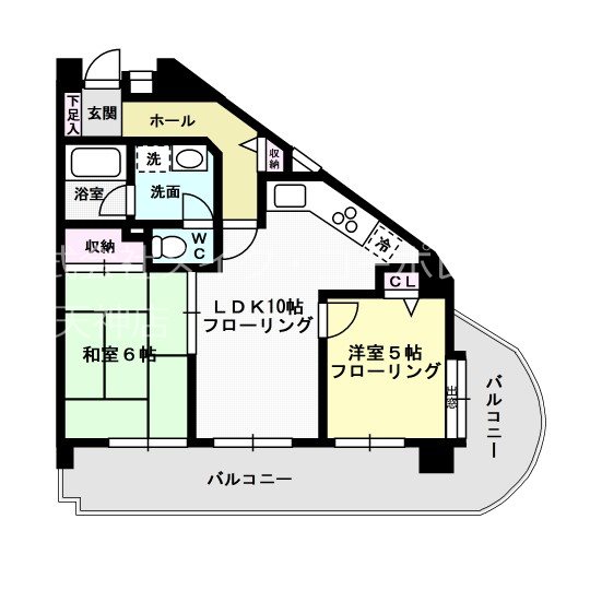 ルミエール薬院 間取り