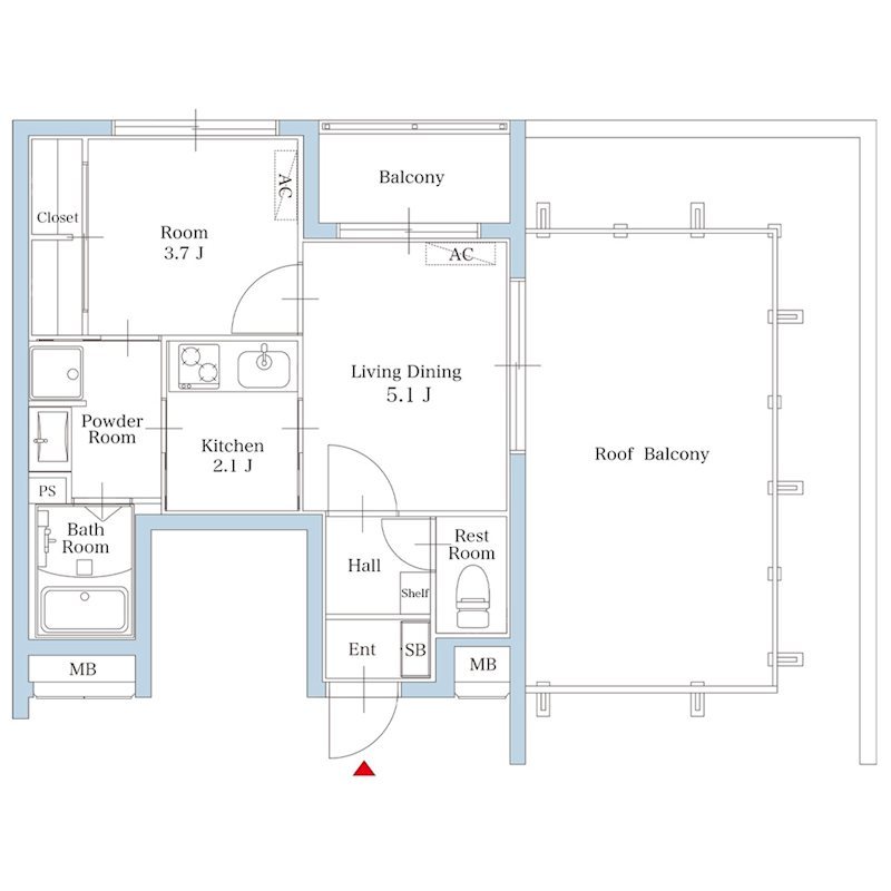 リアンレガーロ平尾ステーション 間取り