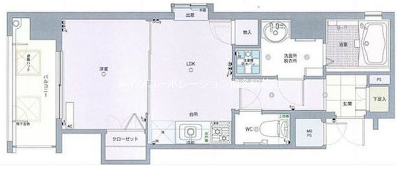 ピュアドーム博多ルネサンス 間取り