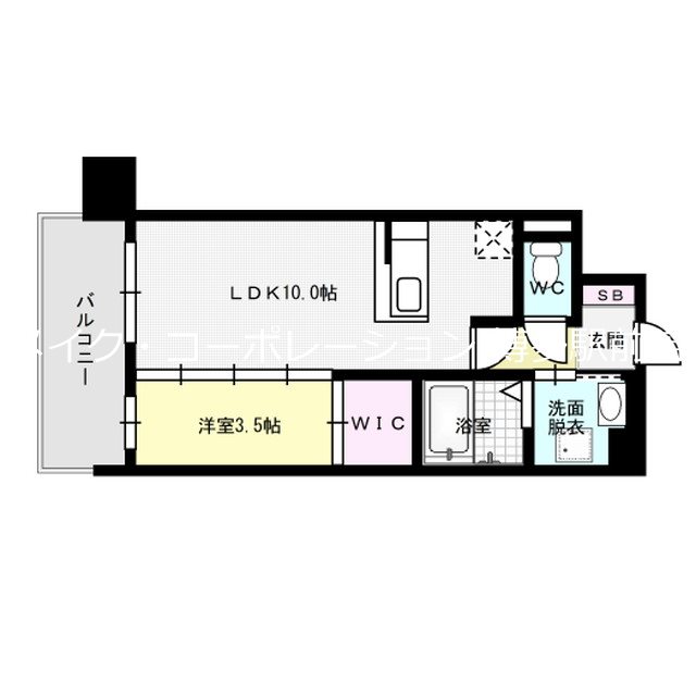ネストピア東比恵駅前 間取り