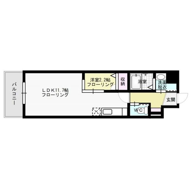 グランフォーレラグゼ博多  間取り