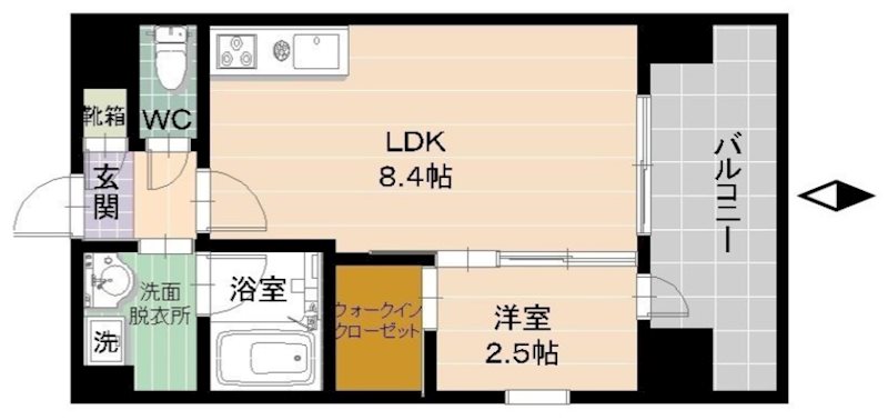 クロロ　ザ　グランド　リバー  間取り