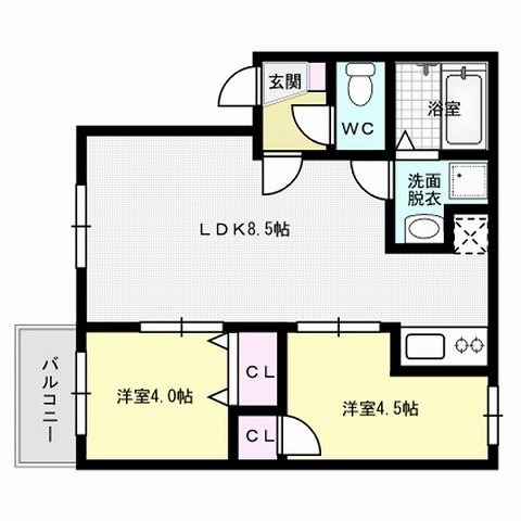 Luana姪浜 間取り