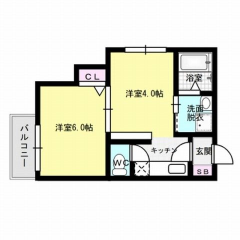 BALENO別府 間取り