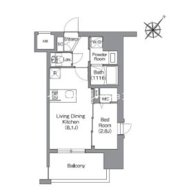 シーズンフラッツ渡辺通 間取り