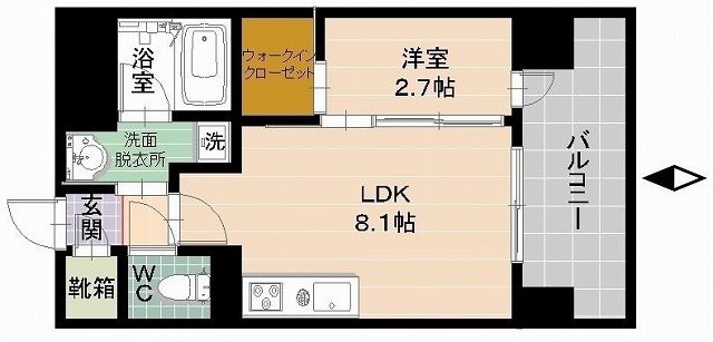 クロロ　ザ　グランド　リバー  間取り