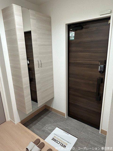 写真は同型タイプ トリシア東大利 玄関