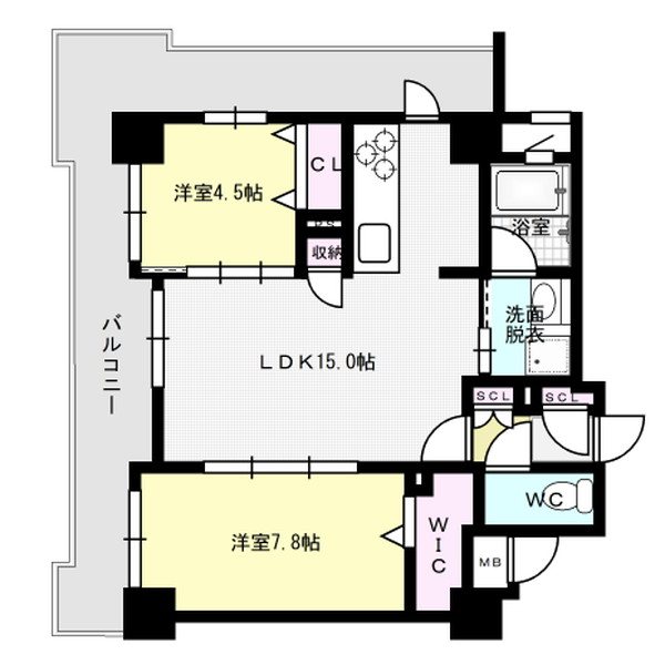 ラフィーネ博多南 間取り