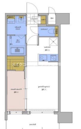 ネストピア東比恵駅前 間取り
