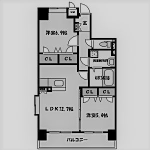 ルシール筑紫通り 間取り