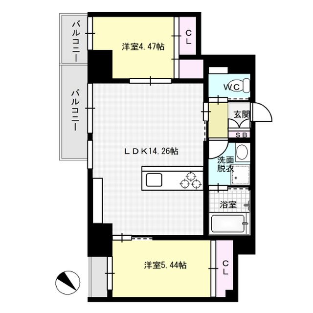 LAMP須崎 間取り