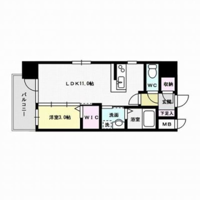 ネストピア博多駅前Ⅲ 間取り