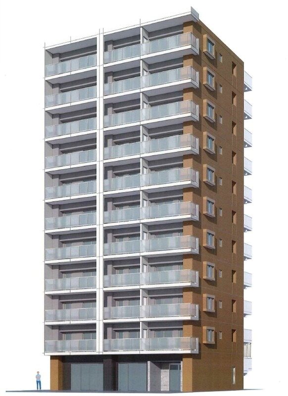 ラシュール・イン大橋Ⅱ 外観