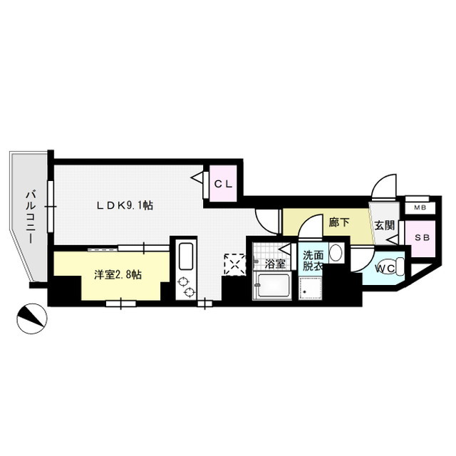 アストア薬院  間取り