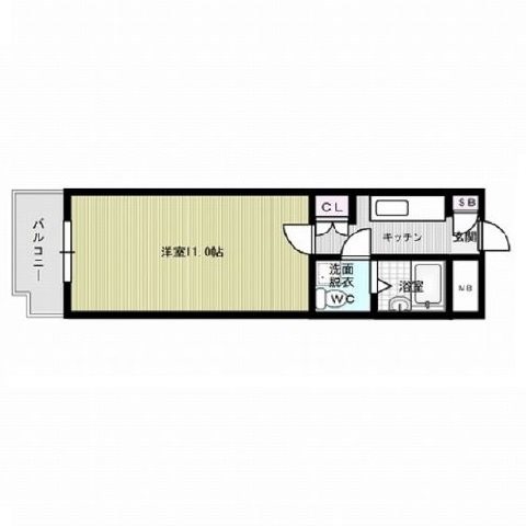 リュージュ飯倉～ネット無料～ 間取り