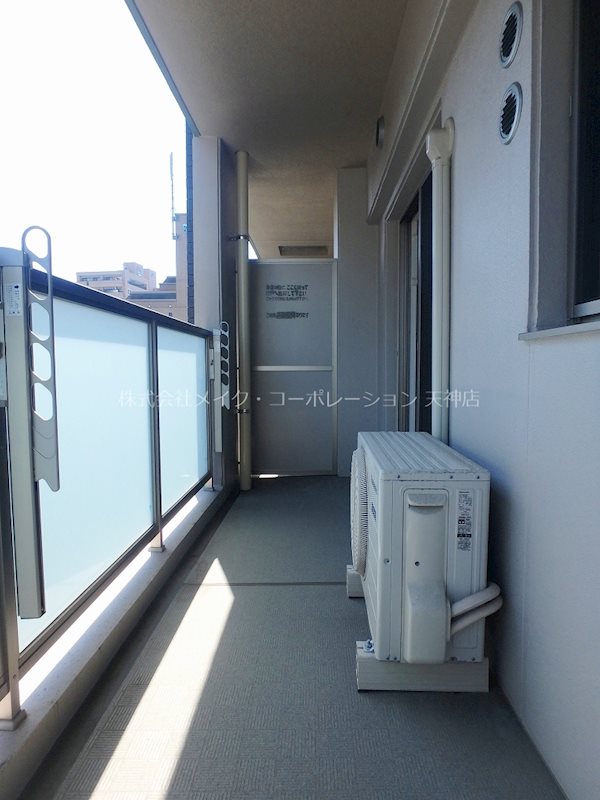 ※入居中の為別部屋写真使用現状優先 ネストピア薬院東 ベランダ