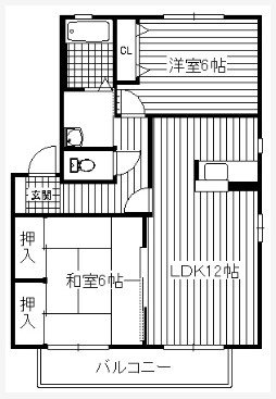 きんもくせい 202号室 間取り