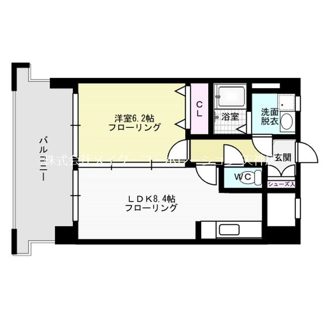 ソレイユ六本松 間取り