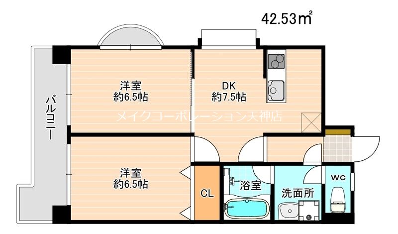 エステート・モア博多 間取り