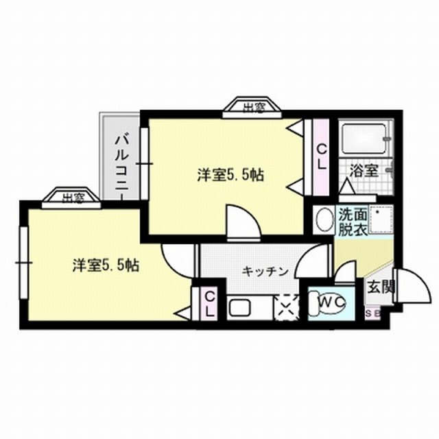 フォンテーヌ博多 間取り