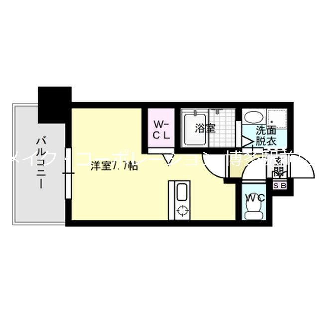 エンクレストベイ天神東Ⅱ 間取り