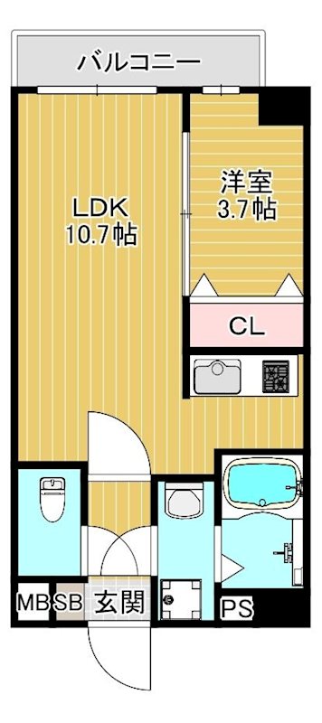 仮称）室見4丁目賃貸マンション 間取り