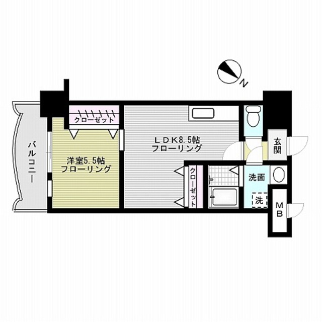 ロイヤル天神東　 間取り