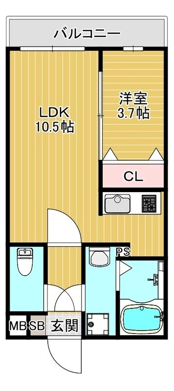 仮称）室見4丁目賃貸マンション 間取り