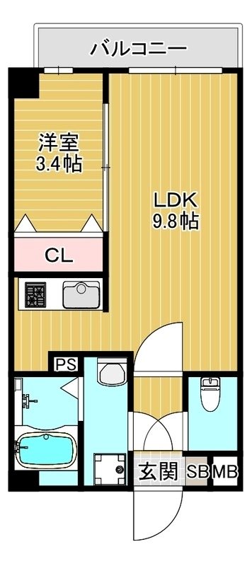 仮称）室見4丁目賃貸マンション 間取り